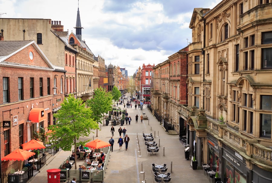 City Center of Leeds